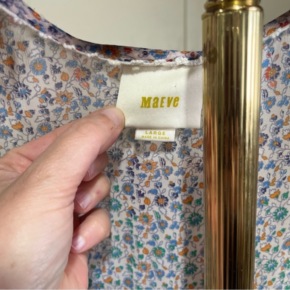 Anthropologie Maeve Violetta Sheer Floral Sleeveless Summer Dress - Picture 13 of 16